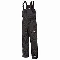 Trespass Kalmar, Black, 3/4, Warme Gepolsterte Wasserdichte Skihose mit Knöchelgamaschen & Knöchelreißverschlüssen für Kinder / Unisex / Mädchen und Jungen, 3-4 Jahre, Schwarz