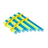 Mini flûte de pan en plastique - permet aux enfants d'utiliser leur créativité et leur imagination pour créer leur propre instrument de musique, jouets d'éveil d'instruments de musique