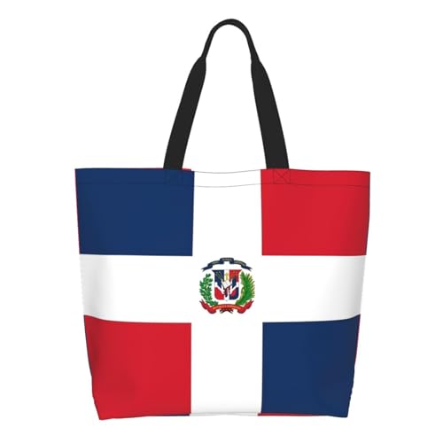 ASYG Cute Flag Tote Bag Large Women Casual Shoulder Bag Handbag Reusable Patriotic Shopping Grocery Bag2