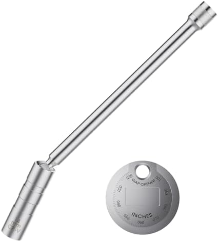 This Set Includes A 14mm Cr-V Universal Spark Plug Socket and A High-Precision Spark Plug Gap Gauge, Specially Designed for Efficient Maintenance