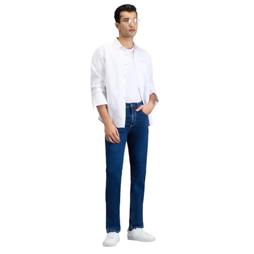 Image of Pepe Jeans Men's Jeans | Straight Fit | Mid Rise | Stretchable