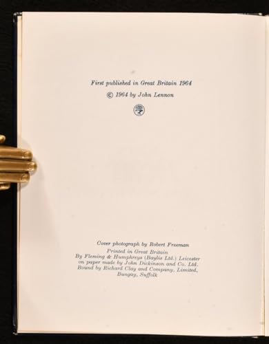 John Lennon in His Own Write 0224608657 Book Cover