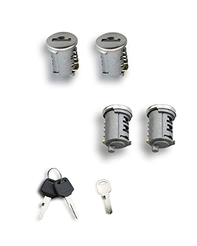 Image of 4 Pack Lock Cylinders,for Yakima Car Rack System Components includes 4 Cylinders Cores, 2 Keys and 1 Control Key,Lockable Accessories for Yakima Bikes, Surfboards, Canoes,Kayaks,Ski,Snowboard Racks.