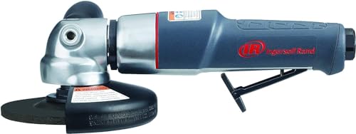 Image of Ingersoll Rand 345MAX Air Angle Grinder /Cut-off Tool, 5 inch Wheel, 12,000 RPM, 0.88 HP, 5 /8 inch-11 Thread, Rear Exhaust