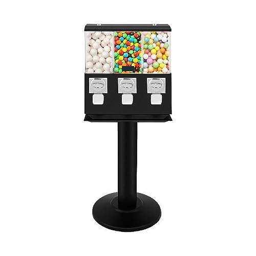 Dispensador de máquina expendedora de Triple Candy Gumball con llaves, parque de atracciones al aire libre, tienda de juegos, venta de pelota hinchable, cápsula de juguete(Set1)
