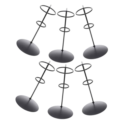 Cabilock 6Pcs Reusable Art Ice Cream Cone Holders Elegant Display Stands for Ice Cream Cones for Parties Buffets and Dessert Shops Easy to Clean and Store