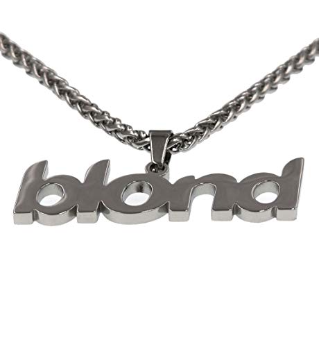 Bld hip hop rapper pendant chain necklace (silver)