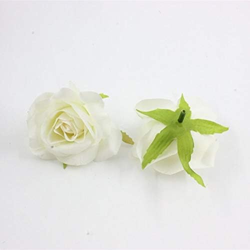 Miniatura 2 de EdricShop - 5 unidades de 7 centímetros rosa Cabeca de flor artificial Casa Acessorios DE Decoracao DE Casamento DE Natal DE Ano Novo Flor Simulacao