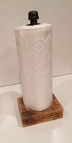 Barnwood Industrial Rustic Urban Pipe Paper Towel Holder