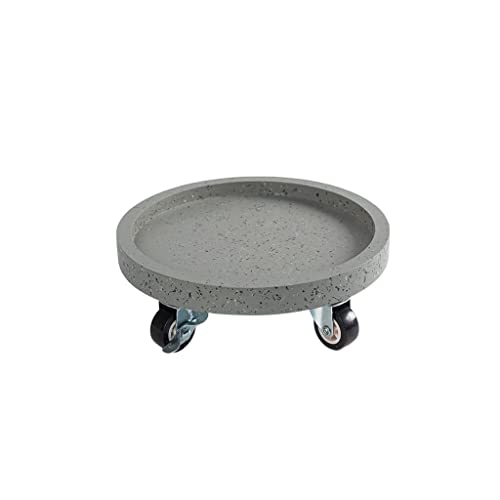 Support à bonsaï sur pied avec chariot rond à roulettes et bac à eau - 2