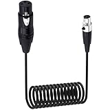Le câble adaptateur mini XLR femelle vers XLR femelle est de qualité studio, offre une transmission de signal monaural claire et stable, adapté à différentes occasions telles que les mélanges, les scènes, les karaokés, les fêtes, les home cinémas et les spectacles en direct.