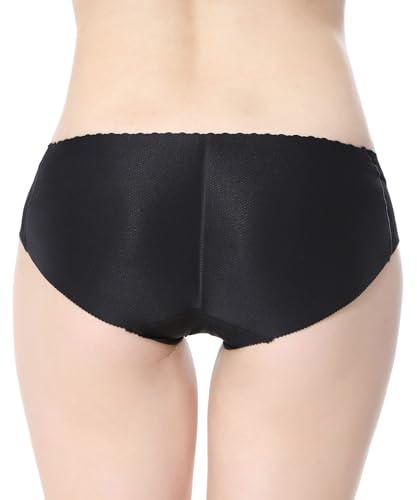 Everbellus Women's Padded Seamless Butt Hip Enhancer Panties Boy Shorts2