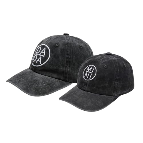 Image of Family Matching Hats Daddy and Me Mommy and Me Hats New Dad Gift Mom to be Gift for Her Him Family Photoshoot Outfit Dada Mama Mini