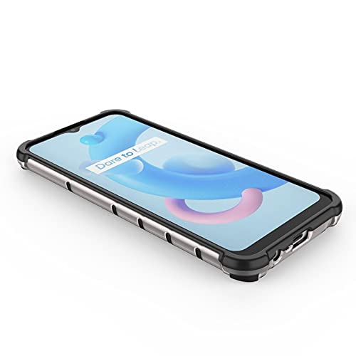 Image of Glasgow | for Realme C20 Stylish Look Pattern Back Case Cover for Realme C20 - Black