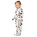 Dussdil Paris Fashion Eiffel Tower Baby One-Piece Footies Newborn Rompers Pajamas Cotton Footed Pjs for Sleep Play Boys Girls 9 Month Multicolor