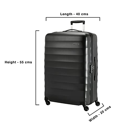 Image of American Tourister Trolley Bags for Travel | Barcelona 55 Cms, 69 Cms Polycarbonate Hardsided Set of 2 Luggage Bags | Suitcase for Travel | Luggage Bags | Trolley Bags for Travelling, Gunmetal