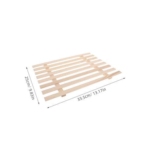 Bandeja de madera artesanal para panaderías de diseño elegante 3