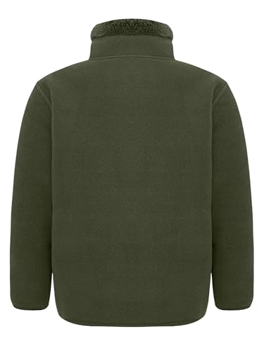 Kaerm Child Boys Girls Fleece Zipper Closure Jacket Coat Youth Long Sleeve Thick Warm Full Winter Coat Outerwear2