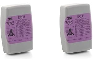 7093 Particulate 3M Filter: P100 Protection (Pack of 12)