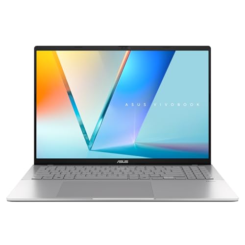 ASUS Vivobook OLED M3607KA-SH050W - Ordenador Portátil 16' WUXGA (AMD Ryzen AI 7 350, 32GB RAM, 1TB SSD, Radeon 860M, Windows 11 Home) Plata Fría - Teclado QWERTY español