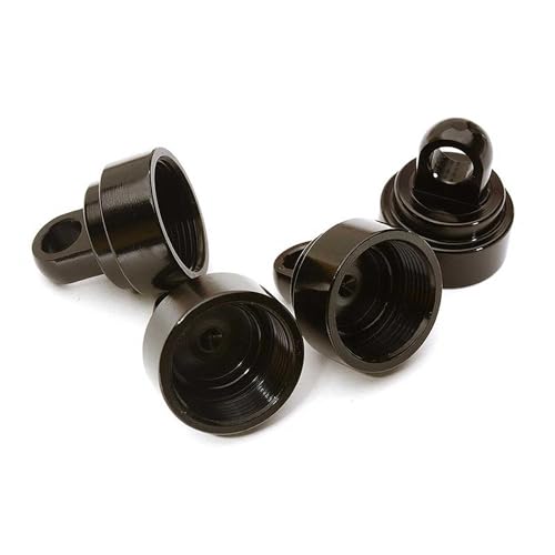 Integy Shock Caps-TRA 1/10 SlashStampedeRustler &Bandit INTC28455BLACK Electric Car/Truck Option Parts