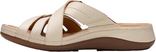 Clarks Clarks Women's Cecily Slide Cream Leather 8.5 M