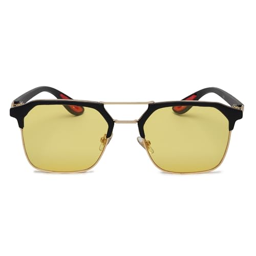 Image of Dervin UV Protected Square Sunglasses For Men & Women