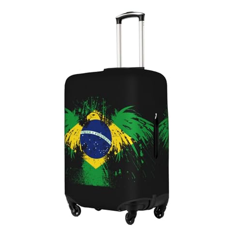 Travel Luggage Cover Brazil Brazilian Flag Fashion Washable Baggage Suitcase Protector Fit For Luggage Large2