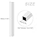 METALLIXITY Square Aluminum Tube (20mm x 20mm x 1mm x 300mm) 4Pcs, 6063 Aluminum Tubing - for Home Furnishing, Machinery