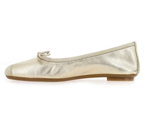Reqins Ballerines Harmony Cuir Nacre Champagne...
