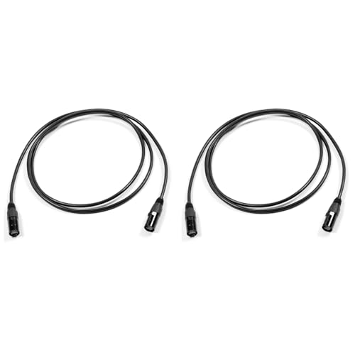 Bloepum 2X CAT6 Ethercon Cable EtherCON-Compatible RJ45 Connector for Studio Setups, Touring, Stage Production, Concerts 2 Meter