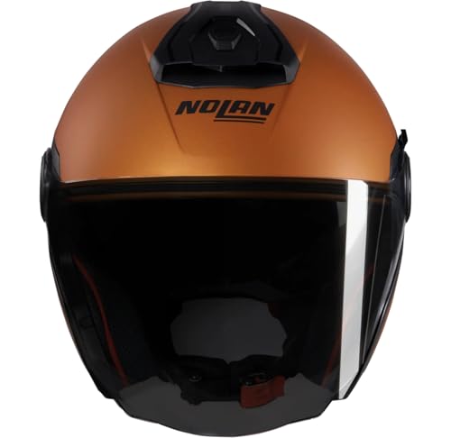 Casque Nolan N40-5 Commuting Nobile ocre S contre le vent en ville