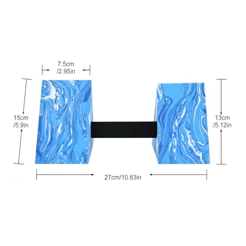 Mancuernas acuáticas triangulares de espuma EVA para aeróbic y piscina 5