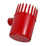 DOITOOL Fruchtpflücker Kunststoff Obstpflücker mit Rutschfestem Griff Ergonomisch Leicht für Garten Haushalt Blaubeeren Mango Ernte Tool Rot