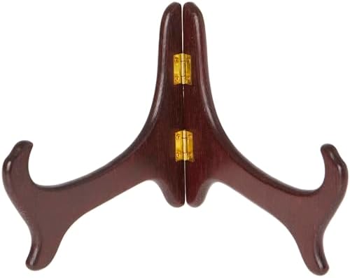 Bard's Hinged Medium Wood Bowl Stand, 5.5" H x 9.25" W x 6.5" D (For 9" - 10" Bowls) image 3