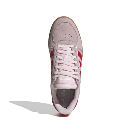Image of adidas Womens Breaknet Sleek Sneakers Shoes Casual - Brown