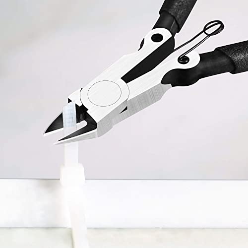 Image of 5 inch Flush Cutters Precision Wire Cutters Wire Snips | Small Wire Nippers, Ideal for Jewelry Making, Crafting, 3D Print, Model, Zip Ties, Electronics