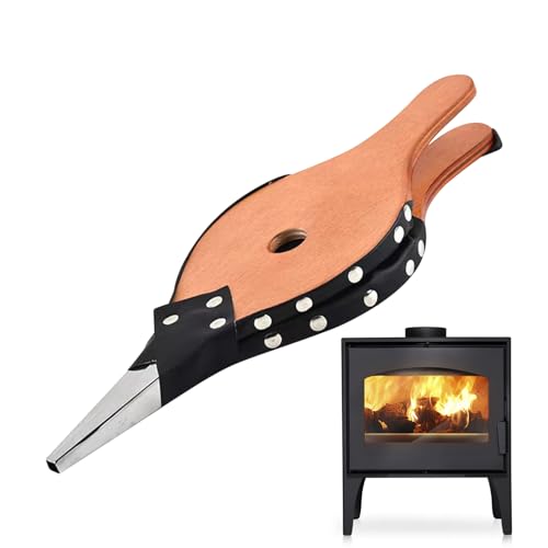 Soplador de chimenea de leña, soplador de fuego de madera para camping, ventilador portátil, accesorios de cocina para aventura, camping, picnic, patio, fogata, viajes, parrilla, viajes al aire libre