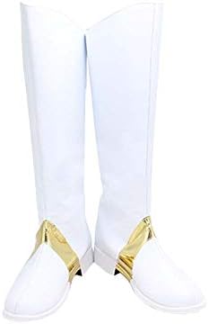 Amazon C C 拘束服 白 風 コスプレ靴 ブーツ コスプレ衣装 25 5cm コスプレ 仮装 通販