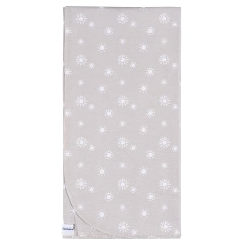 Image of Gerber Unisex Baby 100% Cotton Flannel Receiving Blankets 30x30 Inches (Pack of 4), Boho Rainbow, One Size