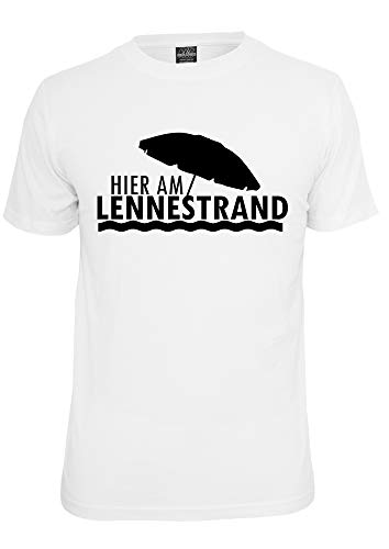 T-shirt Hier am LennStrand résistant au lavage pour éviter les vêtements déformés
