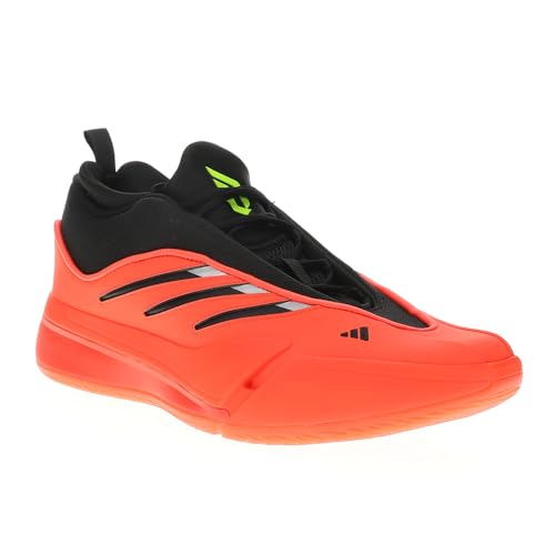 adidas Mens Dame 9 Basketball Sneakers Shoes - Black, Red2