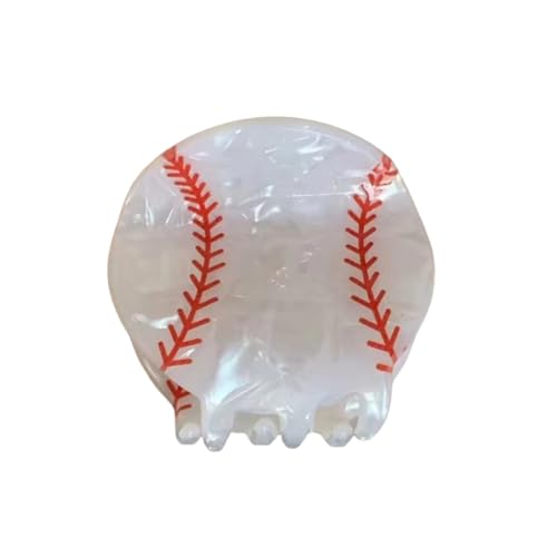 Funny Baseball Hair Clip,Acetate Claw Clips,Hair Clips for Women