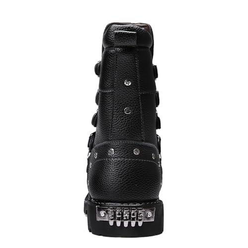 Men's Wear Resistant Cycling Motorcycle Boots Waterproof Biker Riding Punk Rock Metal Toe Cowboy Western Tactical Army Boot3