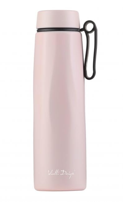 Vialli designerski termos ze stali nierdzewnej 0,5 l do herbaty, kawy, kolekcji Fuori, termos różowy,...
