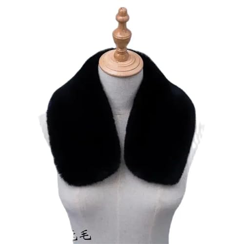 Faux Fox Fur Collar Scarf For Women Rabbit Fur Scarves Neck Shrug for Fall Winter Spring Jacket Men3