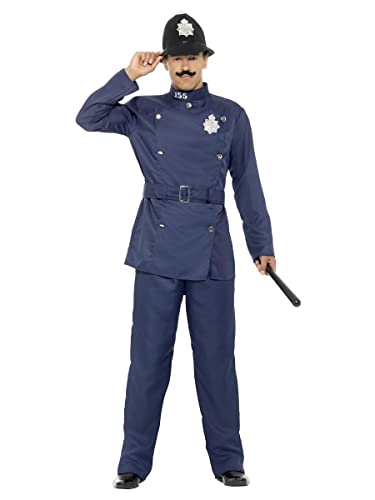 SMIFFYS Costume Bobby londinese, blu, con
