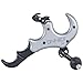 Stan OnneX Hinge Archery Release – Micro-Adjustable Hinge with Draw Control, Click Options, and Modular Fit for 3 or 4 Fingers, Echo Grey, L