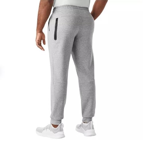 Member's Mark Men's Regular Fit Everyday Active Jogger Pant (US, Alpha, Medium, Regular, Regular, Medium Grey Heather)3