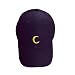 Iuhan® Embroidery Cotton Baseball Cap Boys Girls Snapback Hip Hop Flat Hat (Black)